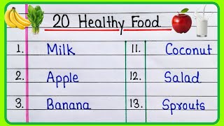 20 Healthy Food Name | Healthy Foods Name in English | Healthy Food Name screenshot 4
