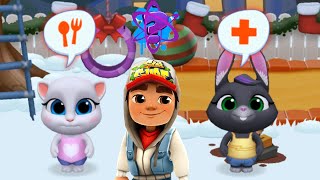 My Talking Tom Friends Virtual Pets Simulator vs Subway Surfers screenshot 5