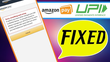 AMAZON PAY UPI VERIFICATION PROBLEM || FAILED TO MAKE UPI PAYMENT