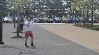 Lone pro-Palestine protester at pro-Israel rally on UB campus