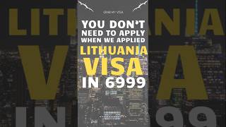 How to fill lithuania visa application form | Lithuania visa cost | Lithuania visa process