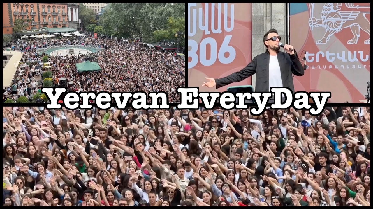 13.10.24, Вс․ Встреча с Нашими․ пл.Азнавура, одно из множества мероприятий, в честь 