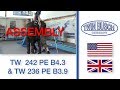 Assembly of the TW 242 PE B4.3 and 236 PE B3.9 clear floor lifts from TWIN BUSCH®