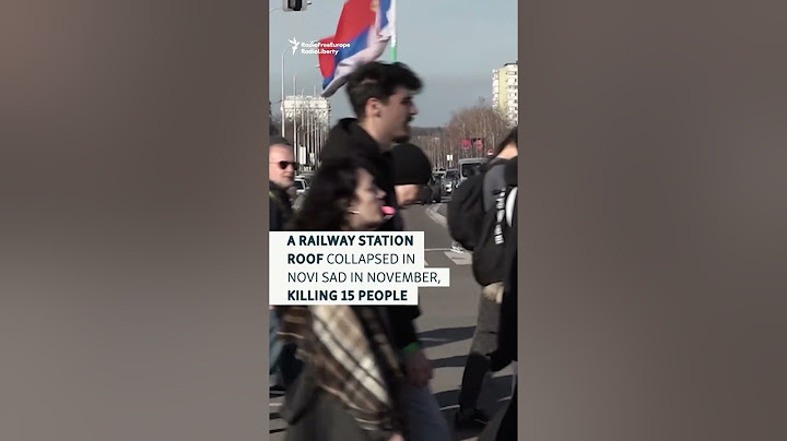 Serbian Students Begin Protest March From Belgrade To Novi Sad