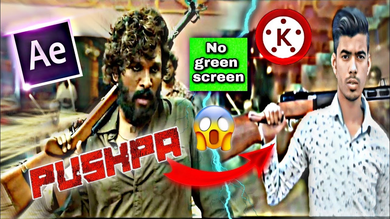 Pushpa V.F.X In Kinemaster vfx breakdown || Tutorial || Pushpa vfx tutorial in kinemaster || 