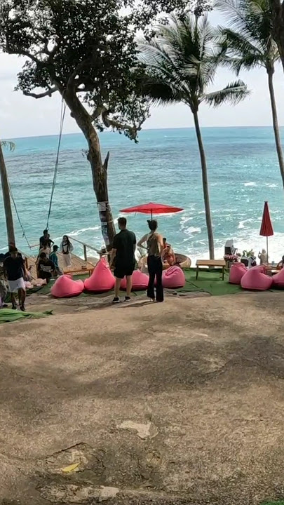 You will be delighted to see the view from under Hidden Cafe, Phuket, Thailand