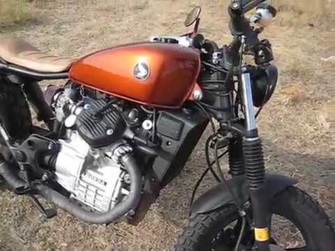 Honda Cx 500 Scrambler Street Tracker Youtube