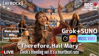 【AI ROCK】 “Therefore,Hail Mary” Football cheering songs Halftime show (FULLSIZE)  nfl? AI (SUNO)