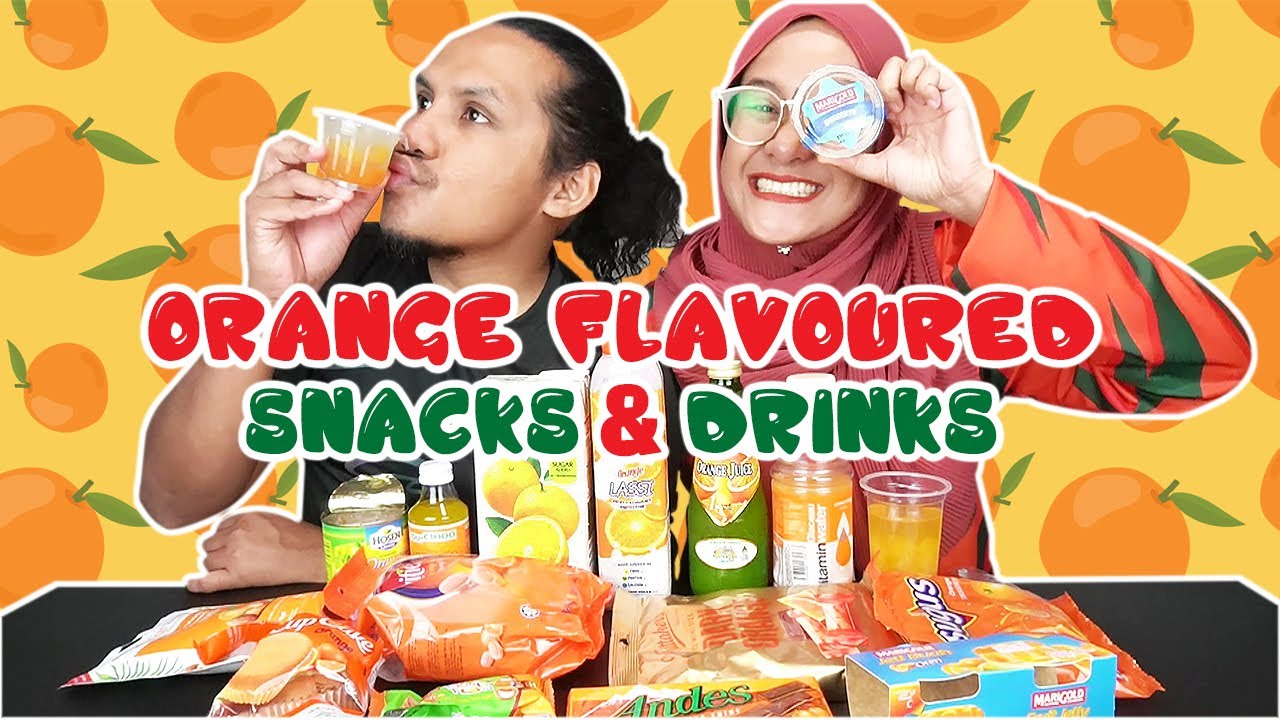 MAKAN KESEMUA PERISA ORANGE🍊🧡🍊🧡 YANG ADA DI KEDAI  [mukbang with ISAAC OSMAN]