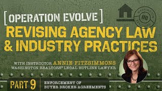 Operation Evolve: Part 9 - Buyer Agency Agreement Enforcement