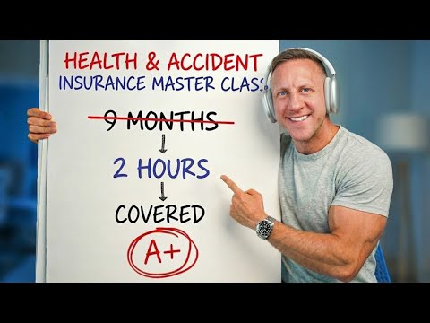 Health + Accident Insurance Masterclass (Pass your state exam!)