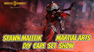 【maxbird】Custom cape set for Mcfarlane MK spawn Malefik