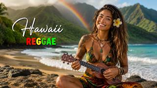 🌴 Ocean Sunset Harmony 🌺 Hawaiian Reggae Rhythms | Relaxing Island Retreat 🌊