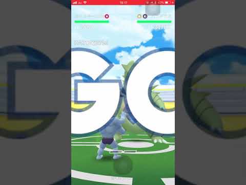 ポケモン GO 大文字バンギラス戦…晴れ曇ブースト