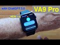 VALDUS VA9 Pro Apple Watch Shaped BT Call with “ChatGPT 3.5 Turbo” AMOLED Smartwatch: Unbox&amp;1st Look