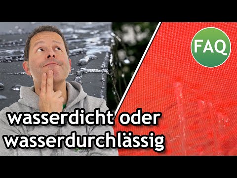 Video: Wer ist ein wasserdichtes Fach?