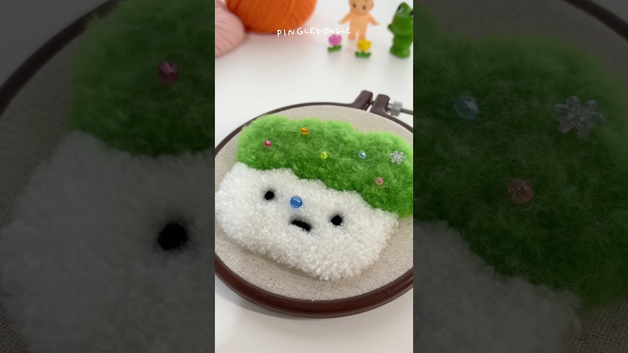 白菜🥬#パンチニードル #shorts