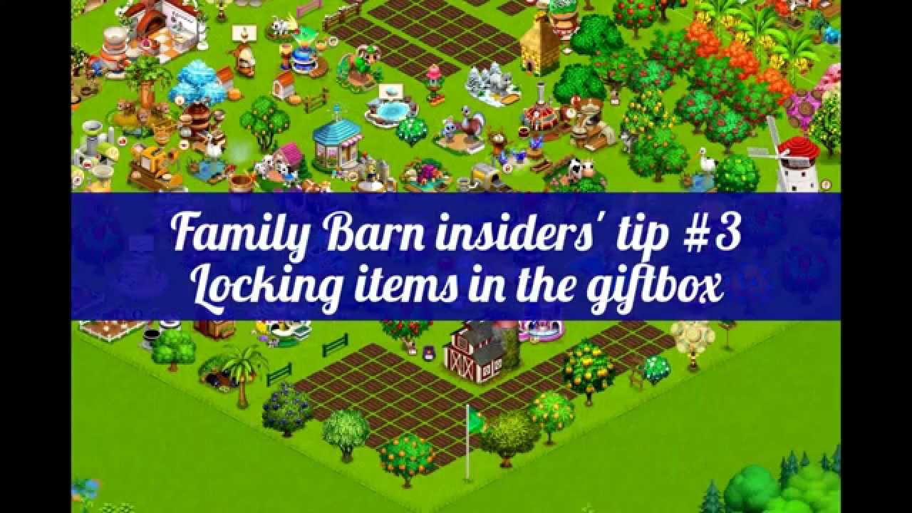 Family Barn insiders' tip: locking items in the giftbox ...