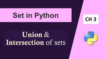 Set Operations in Python|Set in Python|Python Tutorial For Beginners in Hindi