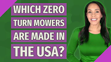 What lawn mower brands are made in the USA?