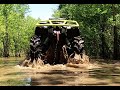 2020 Can Am Outlander xmr, Honda's and Yamaha riding flooded trails