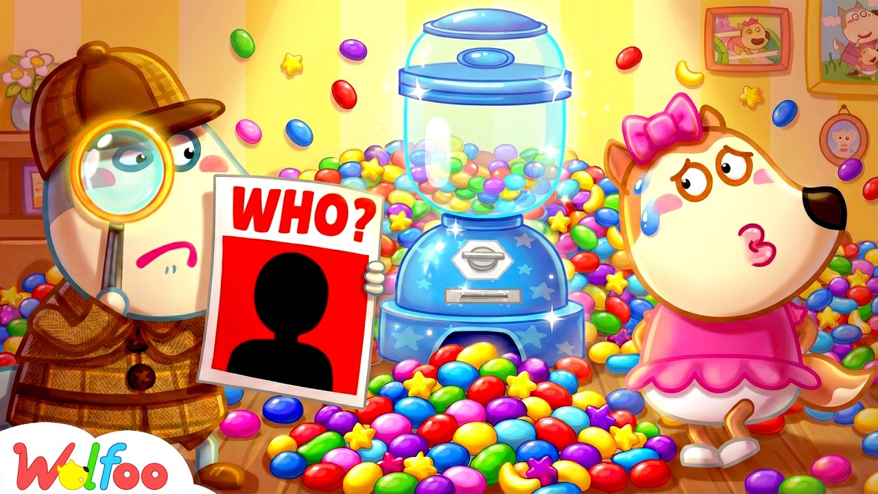 Wolfoo’s House is Full of Candy?! Detective Wolfoo 🕵️ | Cartoons For Kids | Wolfoo Family