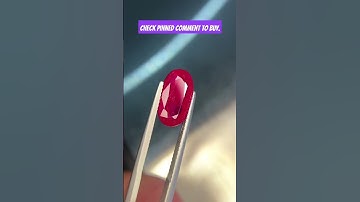 Stunning Ruby Gemstone(PA) ~ 5.82 Cts ~ Untreated from Afghanistan.#ruby #rubyjewelry #gemstone