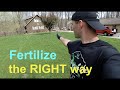 WHEN and HOW to FERTILIZE your lawn
