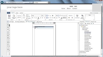 Creating Report with Sub-Report on Page in MVC Designer - [Shot on version 2015.1]