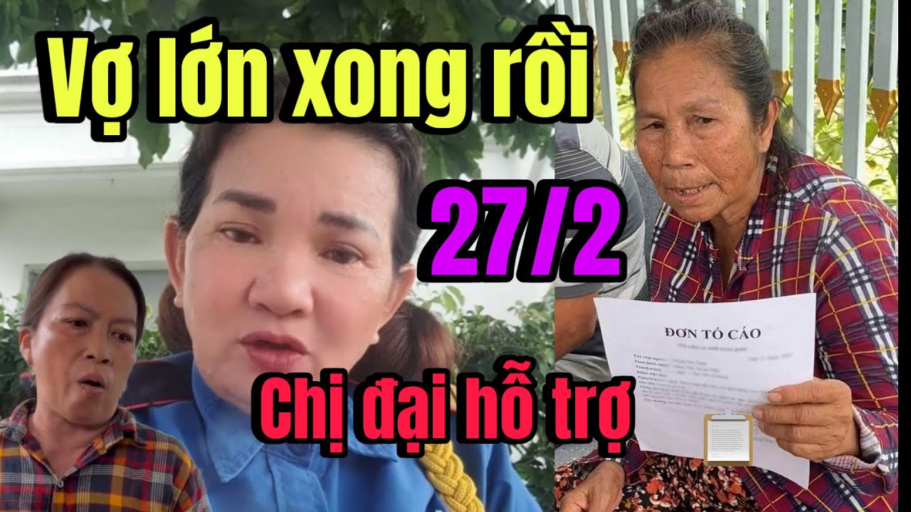 Chị đại hỗ trợ cô giao chú ba minh vợ lớn xong rồi căng rồi
