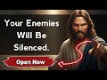 God message Today for you 👉⚡ Your Enemies Will be Silenced #love #jesussaves #godmessageforyou