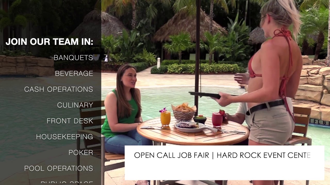 Open Call Job Fair at Seminole Hard Rock Casino & Hotel | July 7/8/9 2019