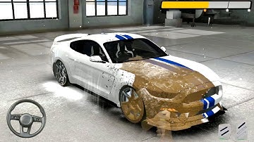 Car Wash Simulator 2020 - Cleaning Dirty Vehicles From Mud and Dirt - Android Gameplay