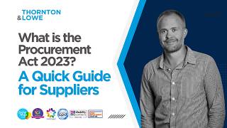What Is the Procurement Act 2023 A Quick Guide for Suppliers