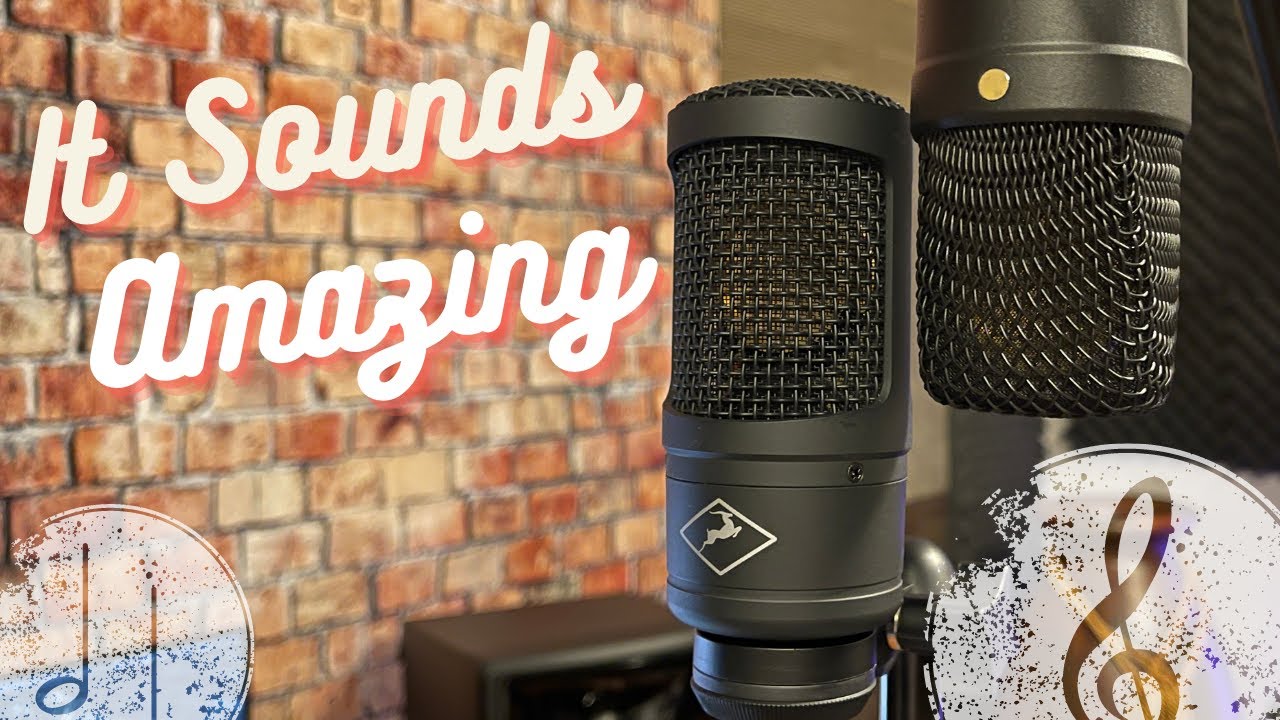 Antelope Audio Edge Solo Modeling Microphone Sound Test And Comparison To  The Rode NT 1