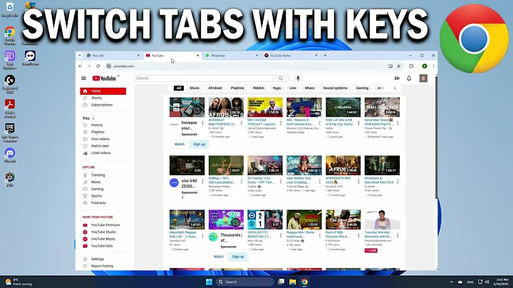 How To Switch Between Tabs in Google Chrome by Keyboard Shortcut Key - Easy Fix
