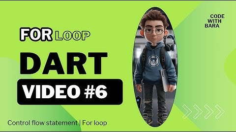 For Loop in Dart | Beginner