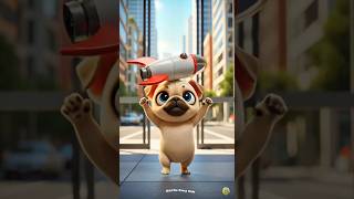 The Puppy Who Bought a Rocket 🚀 #CuteDogStory #shorts