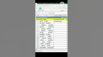 🔥 excel formula for job | Excel interview formula | Trim with proper |#excelshorts   #excelformula