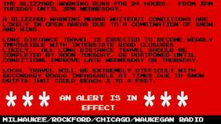 EAS Mock Blizzard Scenario