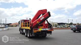 2011 Mercedes Benz Actross 3251 8X4 Crane Truck