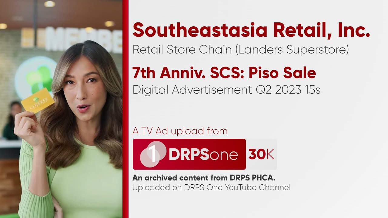Landers Superstore 7th Anniversary Super Crazy Sale Piso Deals Digital Ad  Q2 2023 15s (Philippines) 