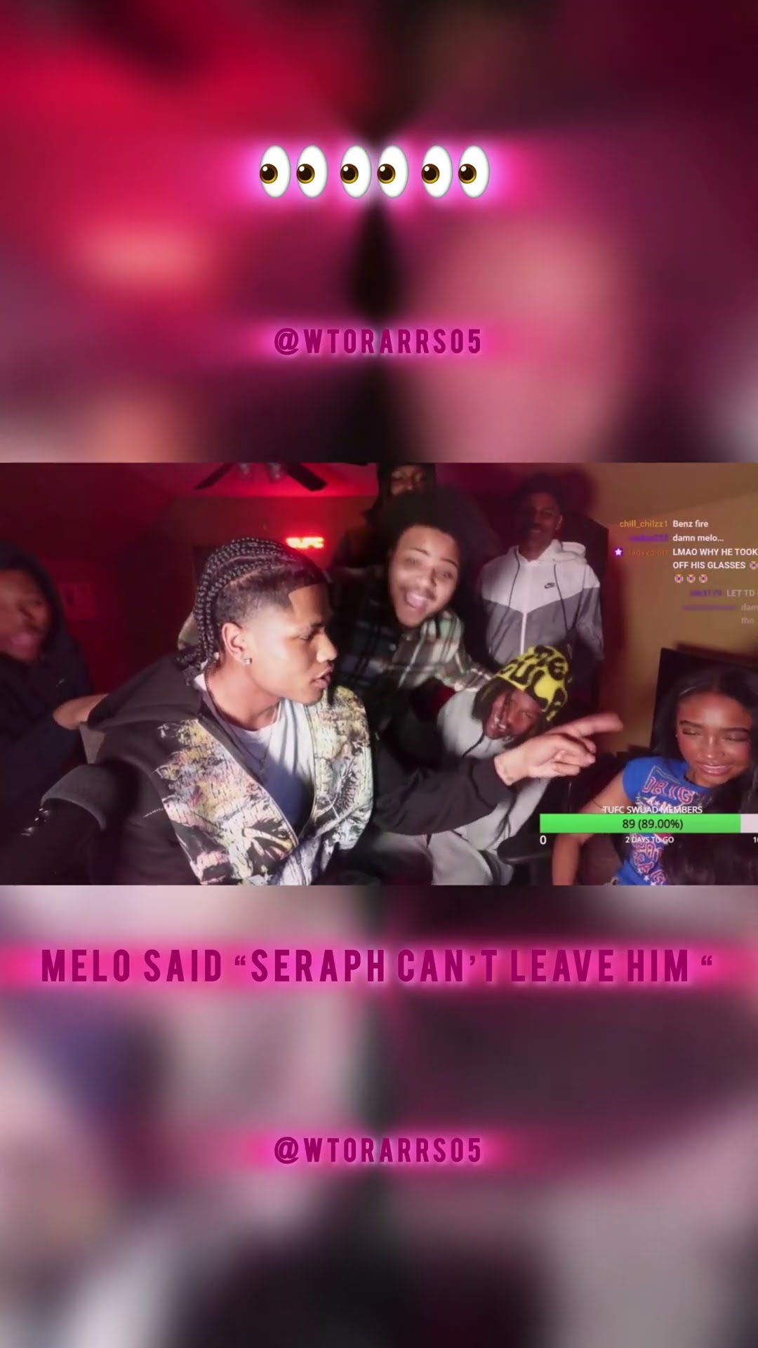 Melo says seraph can’t leave him??????‍❤️‍?‍?? #fyp #explorepage  #jesuslovesyou