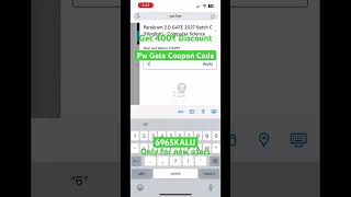Physics wallah Computer Science Gate batch || Pw Gate batch Coupon Code || Pw 500rs. Off coupon code