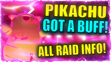 ⚡️ NEW HIDDEN ABILITY GMAX PIKACHU MAX RAID BATTLE INFO! Pokemon Sword and Shield Wild Area News!