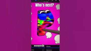 Alphabet lore 🌈~pick a color|Procreate #requestedvideo #satisfying #sub #art #magic #youtubeshorts