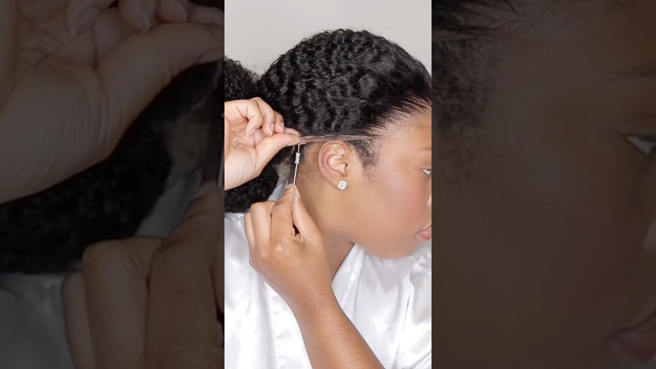 HOW TO INSTALL A GLUELESS 360 LACE FRONT WIG ASHIMARY HAIR 