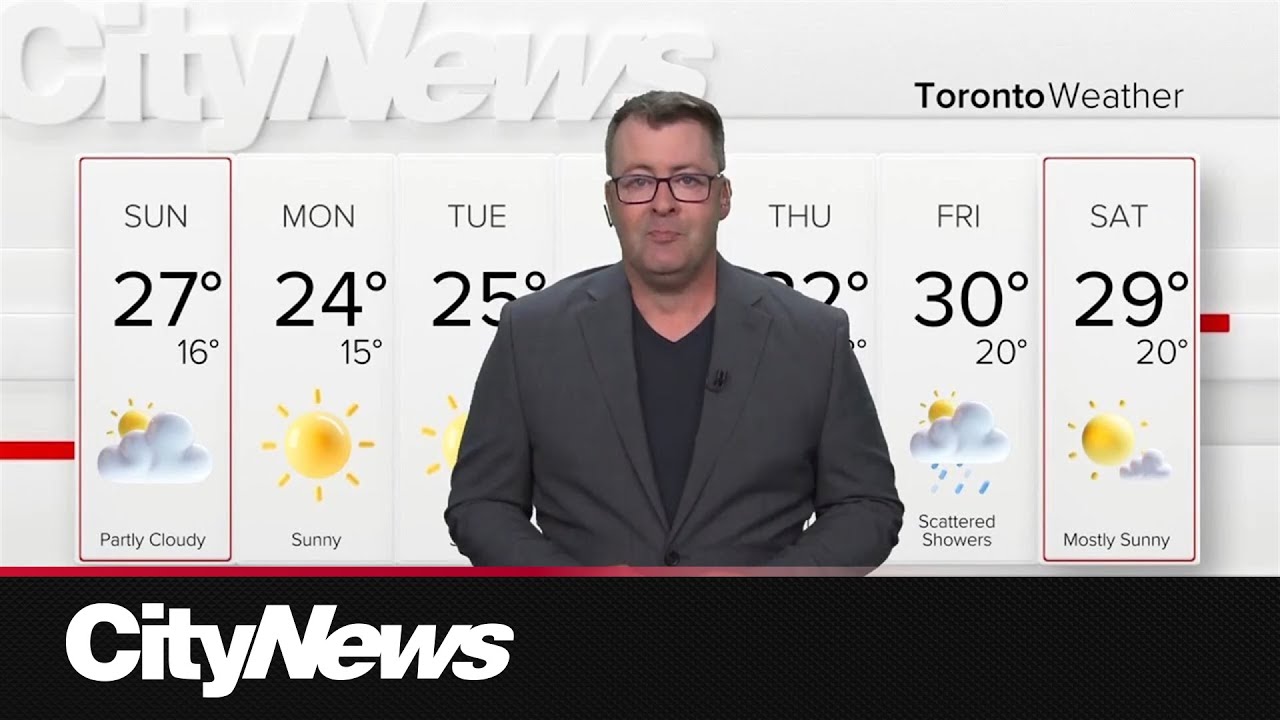 Cloudy start gives way to sunny afternoon - YouTube