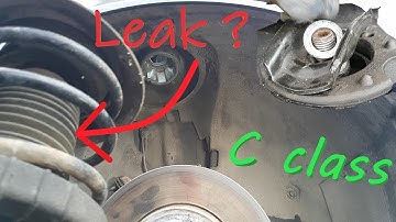 Mercedes w203 Voorste veerpoot vervangen (schokdemper en veer) 2002 c200