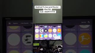 Andriod Tv box and Router - Ghs750